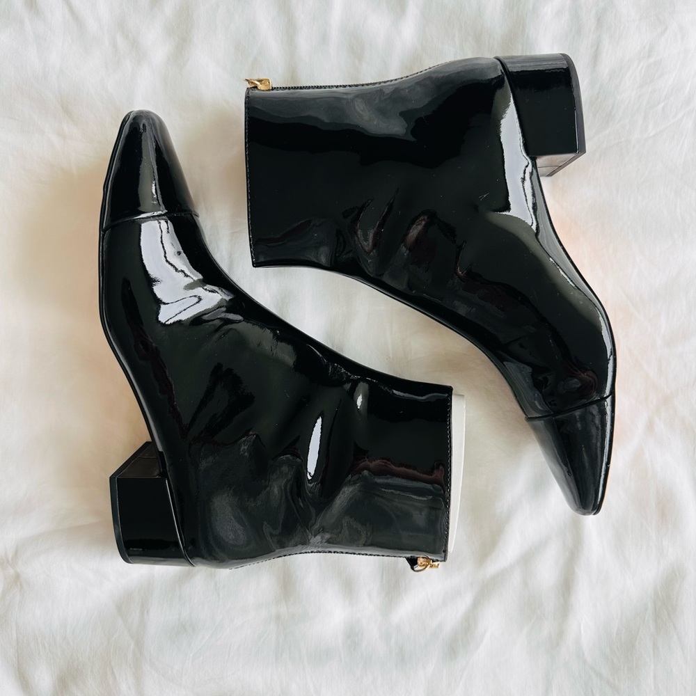 Jcrew patent leather bootie